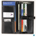 Milano Travel Wallet w/ Buckle Strap